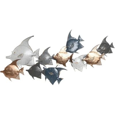 Dkd Home Decor Poisson en Métal - Décoration Murale - 90x5x37 cm Dkd Home Decor Poisson en Métal - Décoration Murale - 90x5x37 cm