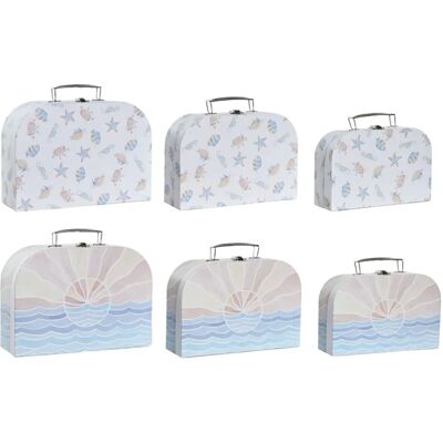 Boîtes décoratives multicolores DKD Home Decor - Ensemble de 2 Boîtes décoratives multicolores DKD Home Decor - Ensemble de 2