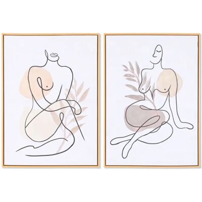 DKD Home Decor Abstract Scandinavian - Painting Set 50x3.5x70cm DKD Home Decor Abstract Scandinavian - Painting Set 50x3.5x70cm