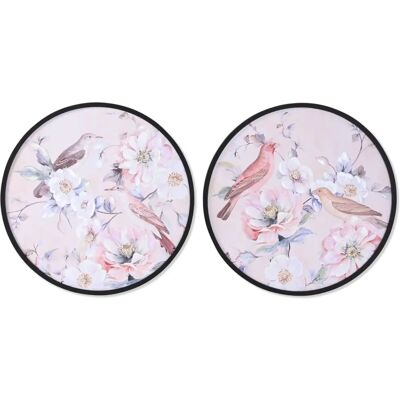 Peinture Oiseaux Romantiques DKD Home Decor - Peinture Peinture Oiseaux Romantiques DKD Home Decor - Peinture