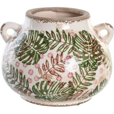 DKD Home Decor Feuille Tropicale Vase - Vase DKD Home Decor Feuille Tropicale Vase - Vase