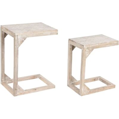 Dkd Home Decor 2 Bord Set - Mango Trä - 48,3x35,5x65,4 cm Dkd Home Decor 2 Bord Set - Mango Trä - 48,3x35,5x65,4 cm