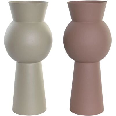 Vase en Fer Rose DKD Home Decor - Vase Vase en Fer Rose DKD Home Decor - Vase