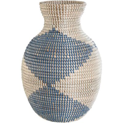 Fijalo Meti JR205409 Vase - Herbe de mer Méditerranéenne - 31x31x50cm Fijalo Meti JR205409 Vase - Herbe de mer Méditerranéenne - 31x31x50cm