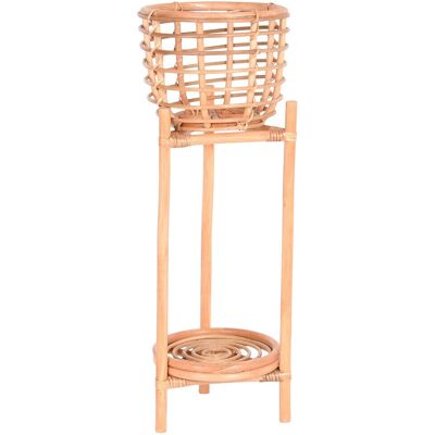 DKD Home Decor Rattan Naturale Bali - Porta piante da terra DKD Home Decor Rattan Naturale Bali - Porta piante da terra