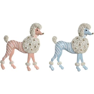 Figure Décorative DKD Home Decor Style Scandinave - 25x8x27,5cm - Bleu Rose Figure Décorative DKD Home Decor Style Scandinave - 25x8x27,5cm - Bleu Rose