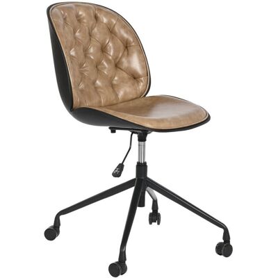 Chaise de bureau marron clair DKD Home Decor - Chaise de bureau Chaise de bureau marron clair DKD Home Decor - Chaise de bureau