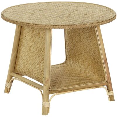DKD Home Decor Beistelltisch - Natürliches Tropen Rattan - 61x61x46cm DKD Home Decor Beistelltisch - Natürliches Tropen Rattan - 61x61x46cm