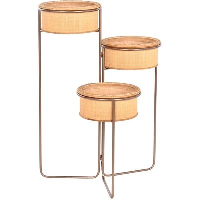 Fijalo Meti MC206000 Bambou Marron - Pot de Fleurs - Tropical Fijalo Meti MC206000 Bambou Marron - Pot de Fleurs - Tropical