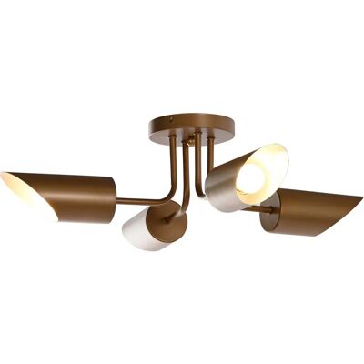 Fijalo Meti LA206019 Iluminación de Techo - Metal Dorado Moderno 50W Fijalo Meti LA206019 Iluminación de Techo - Metal Dorado Moderno 50W