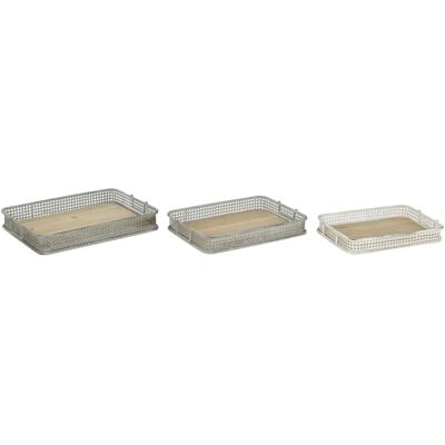 Fijalo Meti - Ensemble de Plateaux - Vintage - 53x38x8cm Fijalo Meti - Ensemble de Plateaux - Vintage - 53x38x8cm