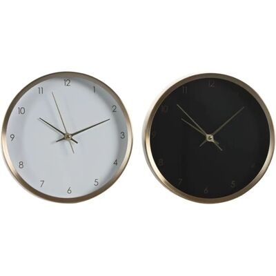 Horloge de table DKD Home Decor Lady Golden Aluminium - Horloge de table Horloge de table DKD Home Decor Lady Golden Aluminium - Horloge de table