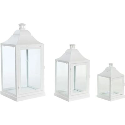 Applique Murale en Cristal et Métal Blanc DKD Home Decor - Applique Murale Applique Murale en Cristal et Métal Blanc DKD Home Decor - Applique Murale