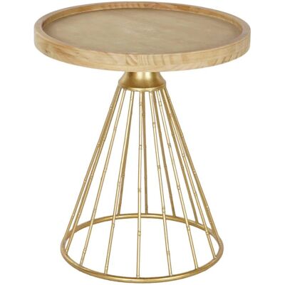 DKD Home Decor Table d'appoint Métal Naturel - Table d'appoint DKD Home Decor Table d'appoint Métal Naturel - Table d'appoint