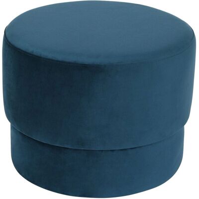DKD Home Decor Blå Sammet Fotpall - Fotpall DKD Home Decor Blå Sammet Fotpall - Fotpall