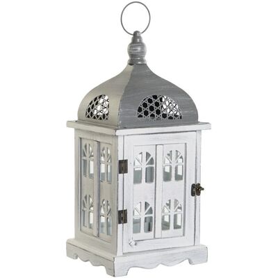 Fijalo Meti FA207324 - Finition vieillie Lantern en Blanc Gris - Décoration - Publicité Fijalo Meti FA207324 - Finition vieillie Lantern en Blanc Gris - Décoration - Publicité
