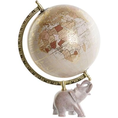 DKD Home Decor Globe - Bruin Goud - 22 x 20 x 33 cm DKD Home Decor Globe - Bruin Goud - 22 x 20 x 33 cm