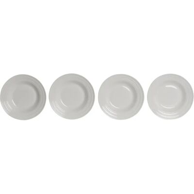 Fijalo Meti Piatto Profondo - Deep Plate - Bianco - 20x20x3 cm Fijalo Meti Piatto Profondo - Deep Plate - Bianco - 20x20x3 cm
