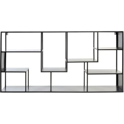 Fijalo Meti MB208415 - Étagères Métal Noire 120x20x60cm - Étagères Fijalo Meti MB208415 - Étagères Métal Noire 120x20x60cm - Étagères