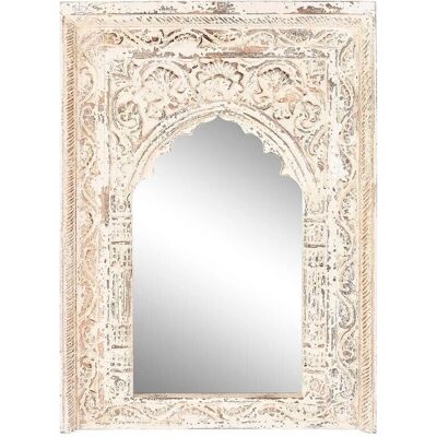 ESPRIT White Mango Wood Wall Mirror - Wall mirror ESPRIT White Mango Wood Wall Mirror - Wall mirror