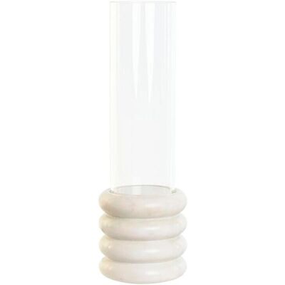 ESPRIT White Crystal Marble Candleholder - Home Decor ESPRIT White Crystal Marble Candleholder - Home Decor
