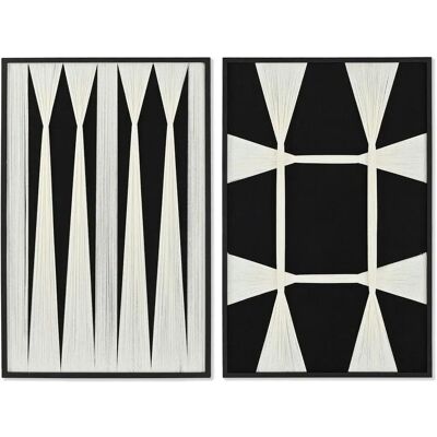 ESPRIT Modern vászon 60 x 3 x 90 cm - 2 db ESPRIT Modern vászon 60 x 3 x 90 cm - 2 db