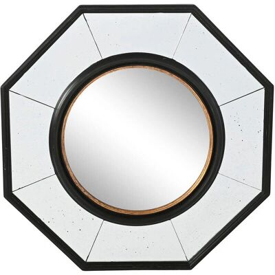 Specchio a Parete ESPRIT Nero Dorato Legno - Specchio a Parete Specchio a Parete ESPRIT Nero Dorato Legno - Specchio a Parete