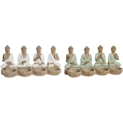 Figure Décorative Buda Vert et Blanc ESPRIT - Maison Figure Décorative Buda Vert et Blanc ESPRIT - Maison