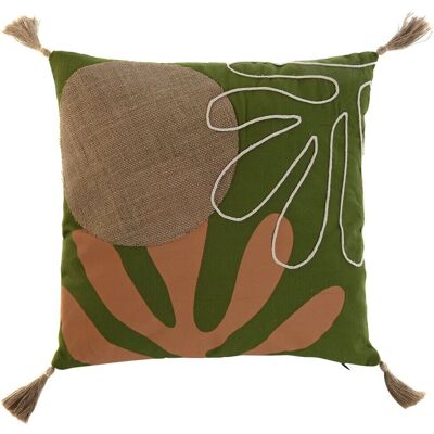 ESPRIT Groen Boho Kussen - 45 x 45 cm Woondecoratie ESPRIT Groen Boho Kussen - 45 x 45 cm Woondecoratie