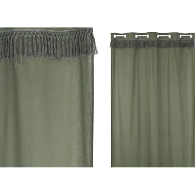 Tenda Verde ESPRIT - Decorazione Casa 140 x 260 cm Tenda Verde ESPRIT - Decorazione Casa 140 x 260 cm