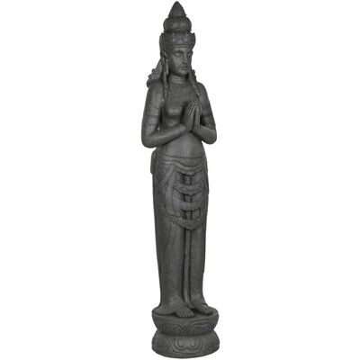 HOME ESPRIT Grau Buddha Dekorative Figur - Dekor. HOME ESPRIT Grau Buddha Dekorative Figur - Dekor.