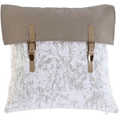 Coussin blanc Esprit - 45x10x45cm - Coussins & Oreillers Coussin blanc Esprit - 45x10x45cm - Coussins & Oreillers