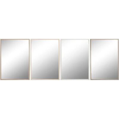 Miroir Murale ESPRIT - Décoration en Polystyrène Cristal - 4 Unités - Publicité Miroir Murale ESPRIT - Décoration en Polystyrène Cristal - 4 Unités - Publicité