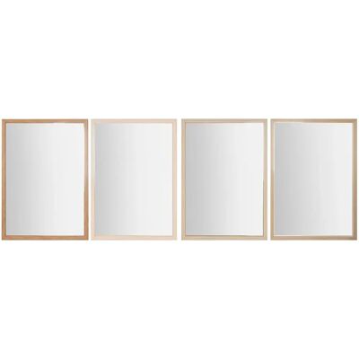 Specchio da Parete ESPRIT Bianco Marrone Beige Grigio - Specchio da Parete Specchio da Parete ESPRIT Bianco Marrone Beige Grigio - Specchio da Parete