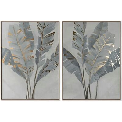 Lienzo de Palmeras Gilded Tropical - Pintura Lienzo de Palmeras Gilded Tropical - Pintura