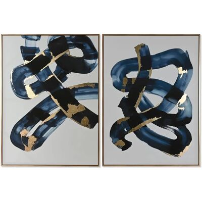 Quadro Urbano Astratto Esprit - Dipinto - 90x4x120 cm Quadro Urbano Astratto Esprit - Dipinto - 90x4x120 cm