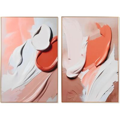 ESPRIT Abstrakt Modern Lärrettpåhäng - Set av 2 ESPRIT Abstrakt Modern Lärrettpåhäng - Set av 2