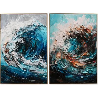 ESPRIT Mer et océan Ensemble de 2 peintures - Peinture ESPRIT Mer et océan Ensemble de 2 peintures - Peinture