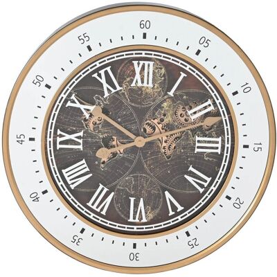 ESPRIT Brown Golden Crystal Iron Wall Clock - Wall Clock ESPRIT Brown Golden Crystal Iron Wall Clock - Wall Clock