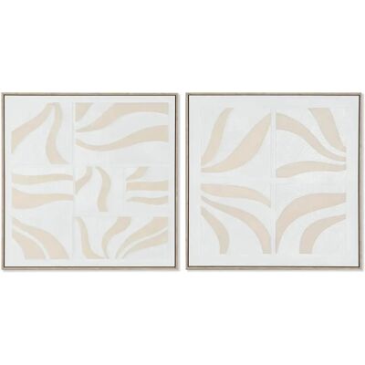 Dipinto Scandinavo Beige Bianco - 2 Unità Dipinto Scandinavo Beige Bianco - 2 Unità