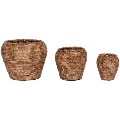 Macetero de Fibra de Metal Marrón ESPRIT - Planter Macetero de Fibra de Metal Marrón ESPRIT - Planter
