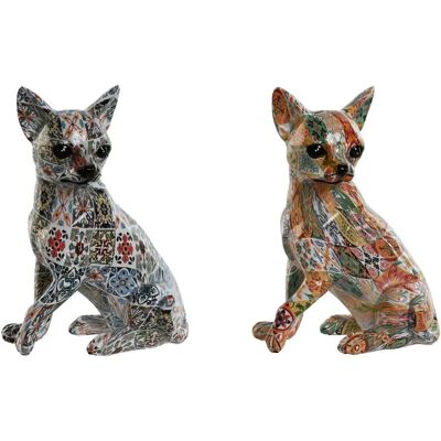 ESPRIT Flerfärgad Hund Medelhavskonst - Dekor 12x10x16cm ESPRIT Flerfärgad Hund Medelhavskonst - Dekor 12x10x16cm