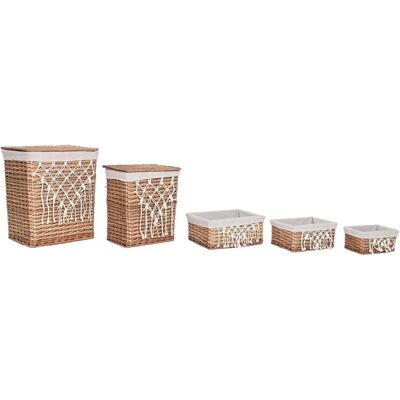 Panier à linge ESPRIT Blanc Naturel Rotin - Laundry basket Panier à linge ESPRIT Blanc Naturel Rotin - Laundry basket