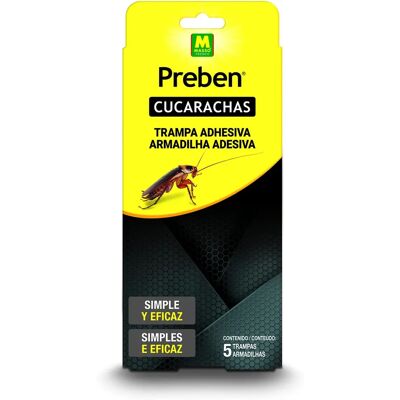Massó Insektizid Massó Klebefalle Kakerlaken - 5 Stück Massó Insektizid Massó Klebefalle Kakerlaken - 5 Stück