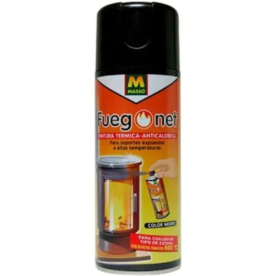Massó - Fuegonet Spray Noir 400 ml - Publicité Massó - Fuegonet Spray Noir 400 ml - Publicité