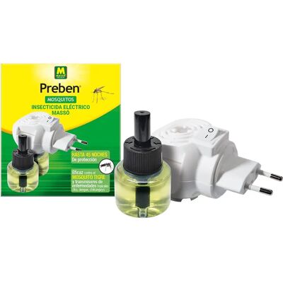 Répulsif électrique contre les moustiques Massó - 33 ml - Usage intérieur - Publicité Répulsif électrique contre les moustiques Massó - 33 ml - Usage intérieur - Publicité