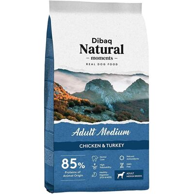 Pienso Natural Moments Adult Medio Para Perros - Pollo y Pavo Pienso Natural Moments Adult Medio Para Perros - Pollo y Pavo