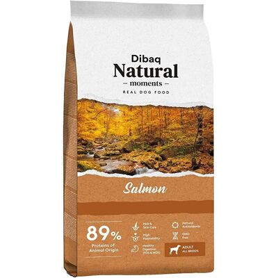 Pienso Natural Moments Salmón DIBAQ - Todas las Edades - 15 Kg Pienso Natural Moments Salmón DIBAQ - Todas las Edades - 15 Kg