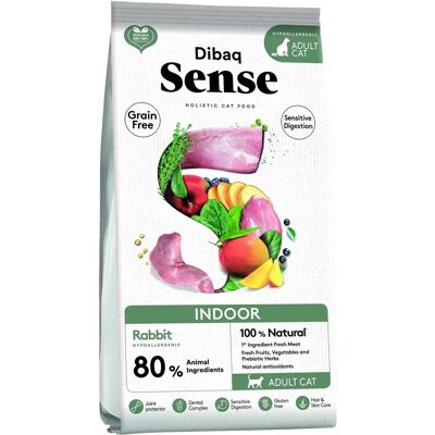 Dibaq Dibaq Sense Comida Sin Cereal para Gatos Indoor - Conejo Dibaq Dibaq Sense Comida Sin Cereal para Gatos Indoor - Conejo