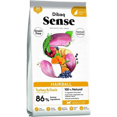 Dibaq Marca Pato Pavo Comida para Gatos Sin Cereales - 1,5kg Dibaq Marca Pato Pavo Comida para Gatos Sin Cereales - 1,5kg